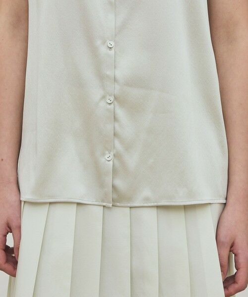 TOMORROWLAND / トゥモローランド シャツ・ブラウス | シルクストレッチサテン スカーフネックブラウス | 詳細10