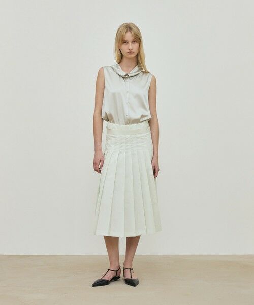 TOMORROWLAND / トゥモローランド シャツ・ブラウス | シルクストレッチサテン スカーフネックブラウス | 詳細2