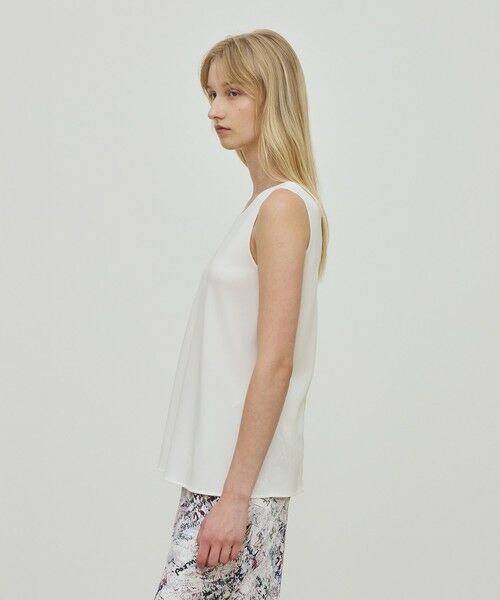 TOMORROWLAND / トゥモローランド シャツ・ブラウス | ライトダブルクロス ノースリーブトップス | 詳細3