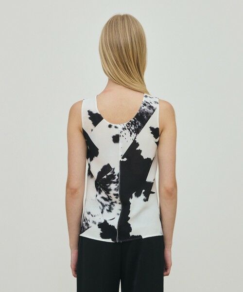 TOMORROWLAND / トゥモローランド シャツ・ブラウス | カウハイドプリント ノースリーブトップス | 詳細4