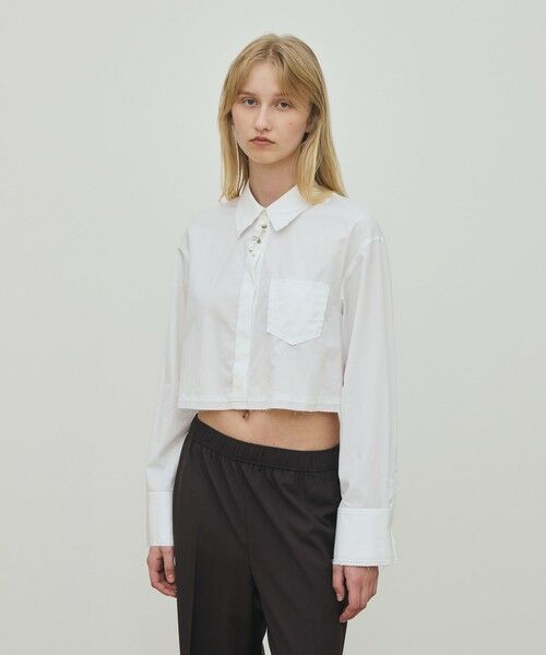 TOMORROWLAND / トゥモローランド シャツ・ブラウス（半袖以外） | コンパクトプレーンコットン クロップドシャツ | 詳細2