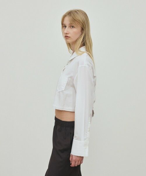 TOMORROWLAND / トゥモローランド シャツ・ブラウス（半袖以外） | コンパクトプレーンコットン クロップドシャツ | 詳細3