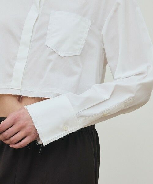 TOMORROWLAND / トゥモローランド シャツ・ブラウス（半袖以外） | コンパクトプレーンコットン クロップドシャツ | 詳細6