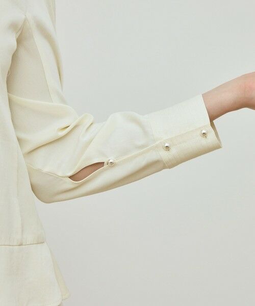 TOMORROWLAND / トゥモローランド シャツ・ブラウス（半袖以外） | レーヨンウールサテン クルーネックプルオーバー | 詳細7