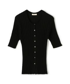 TOMORROWLAND / トゥモローランド カーディガン・ボレロ | ドメスティックスパンシルク ハーフスリーブカーディガン