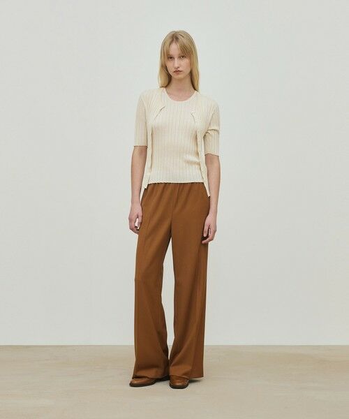 TOMORROWLAND / トゥモローランド カーディガン・ボレロ | ドメスティックスパンシルク ハーフスリーブカーディガン | 詳細1