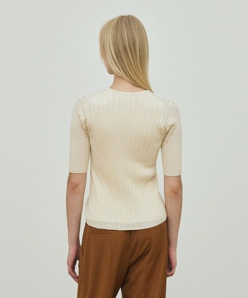 TOMORROWLAND / トゥモローランド カーディガン・ボレロ | ドメスティックスパンシルク ハーフスリーブカーディガン | 詳細4