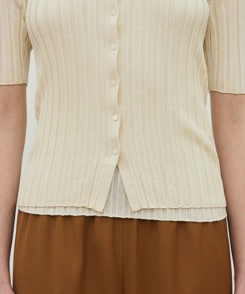 TOMORROWLAND / トゥモローランド カーディガン・ボレロ | ドメスティックスパンシルク ハーフスリーブカーディガン | 詳細7