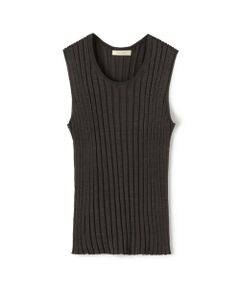 TOMORROWLAND / トゥモローランド ニット・セーター | ドメスティックスパンシルク ノースリーブプルオーバー