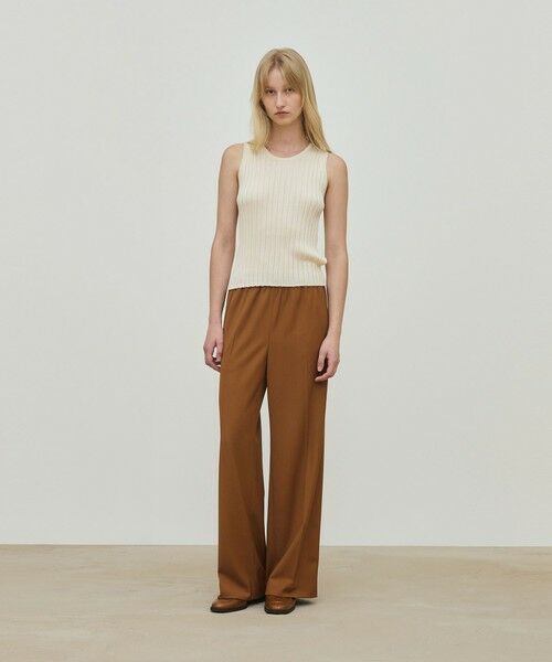 TOMORROWLAND / トゥモローランド ニット・セーター | ドメスティックスパンシルク ノースリーブプルオーバー | 詳細1