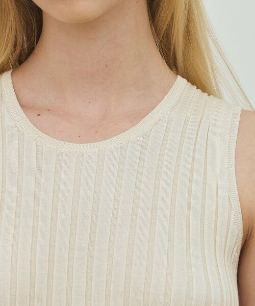 TOMORROWLAND / トゥモローランド ニット・セーター | ドメスティックスパンシルク ノースリーブプルオーバー | 詳細5