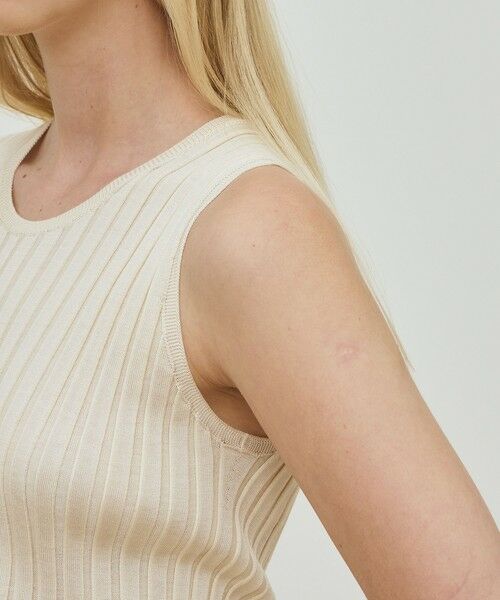 TOMORROWLAND / トゥモローランド ニット・セーター | ドメスティックスパンシルク ノースリーブプルオーバー | 詳細6