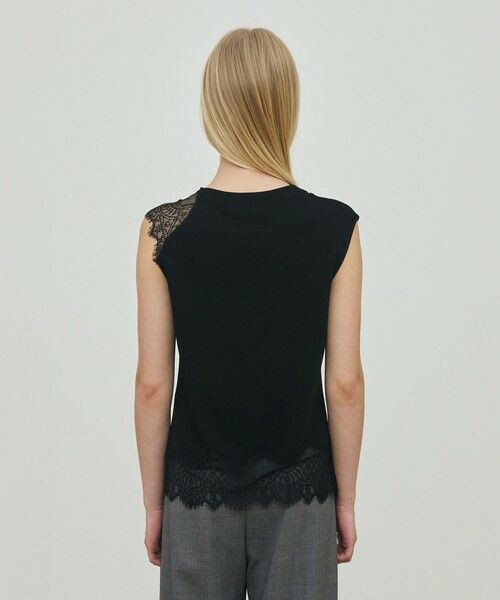 TOMORROWLAND / トゥモローランド ニット・セーター | レースコンビニット ドレーププルオーバー | 詳細4