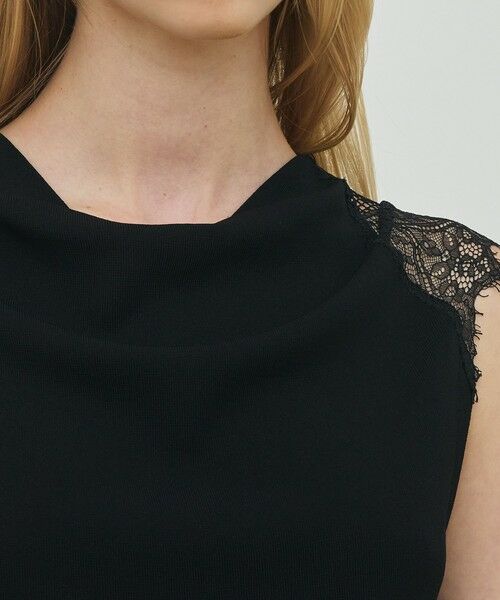 TOMORROWLAND / トゥモローランド ニット・セーター | レースコンビニット ドレーププルオーバー | 詳細5