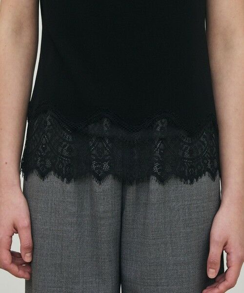 TOMORROWLAND / トゥモローランド ニット・セーター | レースコンビニット ドレーププルオーバー | 詳細7
