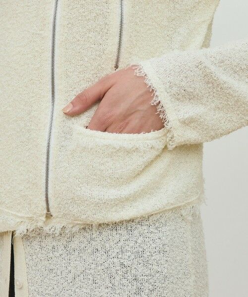 TOMORROWLAND / トゥモローランド その他アウター | カールヤーンニット ライダースジャケット | 詳細9