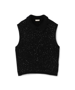 TOMORROWLAND / トゥモローランド ニット・セーター | フォックスカシミヤ スリーブレスプルオーバー