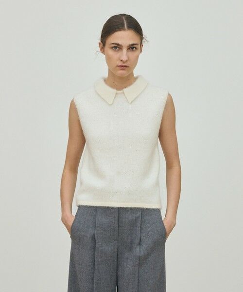 TOMORROWLAND / トゥモローランド ニット・セーター | フォックスカシミヤ スリーブレスプルオーバー | 詳細2