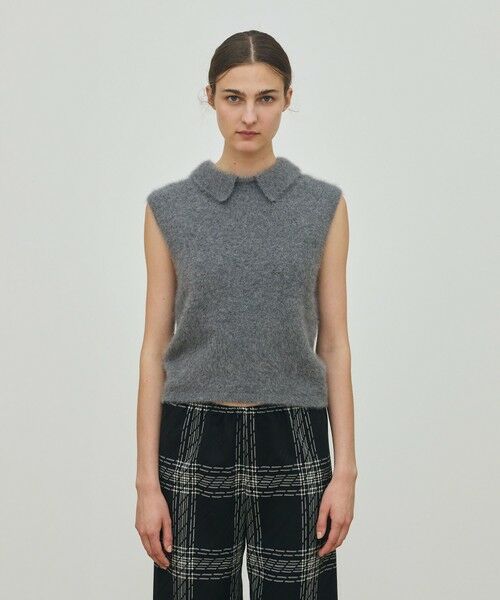 TOMORROWLAND / トゥモローランド ニット・セーター | フォックスカシミヤ スリーブレスプルオーバー | 詳細4