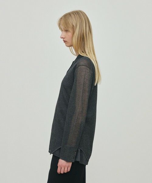 TOMORROWLAND / トゥモローランド ニット・セーター | レーヨンポリエステルシアーニット レギュラーカラーシャツ | 詳細3