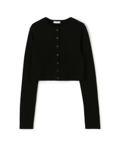 TOMORROWLAND / トゥモローランド カーディガン・ボレロ | アイレットジャージー クロップドカーディガン