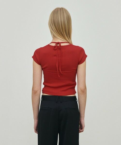 TOMORROWLAND / トゥモローランド キャミソール・チューブトップ | アイレットジャージー ホルターネック キャミソール | 詳細4