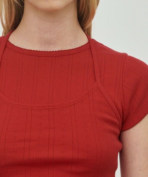 TOMORROWLAND / トゥモローランド キャミソール・チューブトップ | アイレットジャージー ホルターネック キャミソール | 詳細5