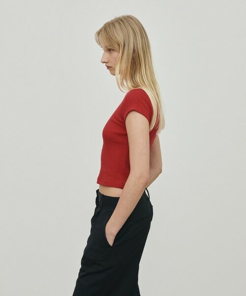 TOMORROWLAND / トゥモローランド Tシャツ | アイレットジャージー ミニTシャツ | 詳細3