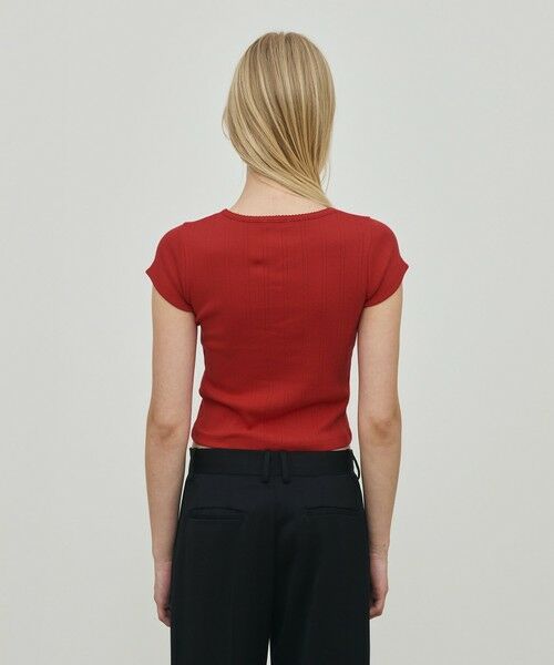 TOMORROWLAND / トゥモローランド Tシャツ | アイレットジャージー ミニTシャツ | 詳細4