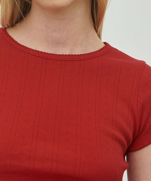 TOMORROWLAND / トゥモローランド Tシャツ | アイレットジャージー ミニTシャツ | 詳細5