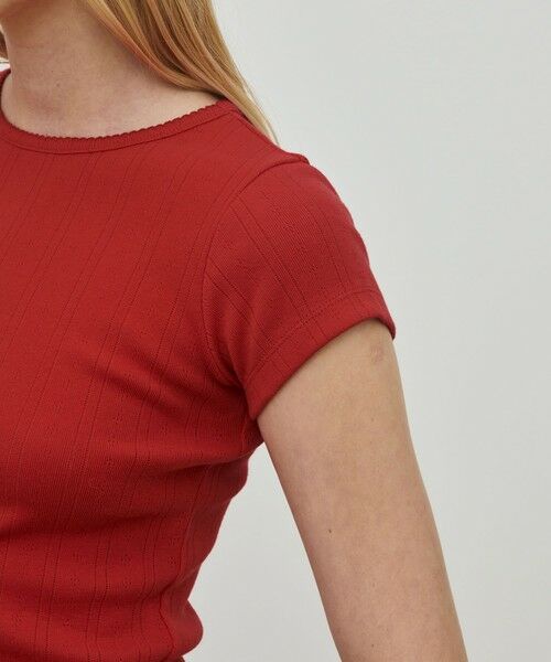 TOMORROWLAND / トゥモローランド Tシャツ | アイレットジャージー ミニTシャツ | 詳細6