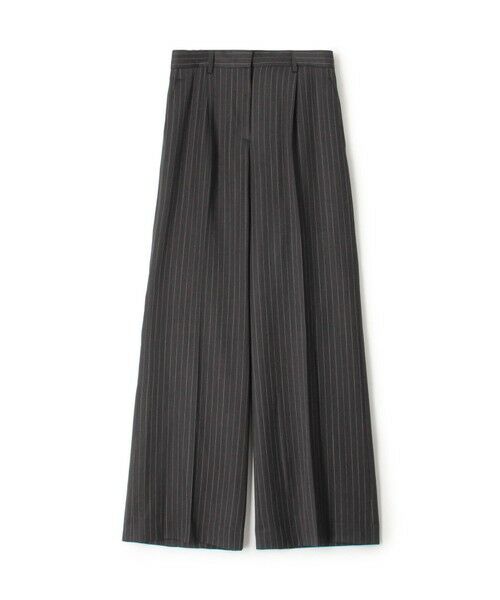 TOMORROWLAND / トゥモローランド スラックス・ドレスパンツ | ウールドスキン ワンタックパンツ(18 ブラック系)