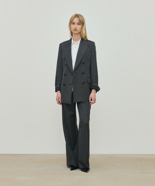 TOMORROWLAND / トゥモローランド スラックス・ドレスパンツ | ウールドスキン ワンタックパンツ | 詳細1