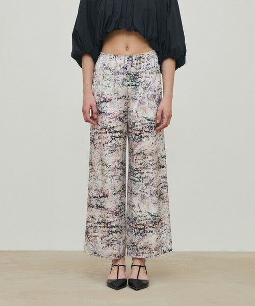 TOMORROWLAND / トゥモローランド その他パンツ | メッセージーウォールプリント リラックスパンツ | 詳細2