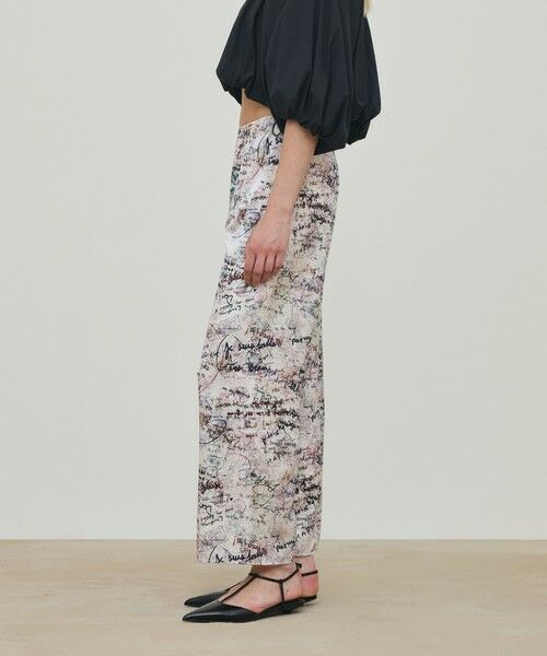 TOMORROWLAND / トゥモローランド その他パンツ | メッセージーウォールプリント リラックスパンツ | 詳細3