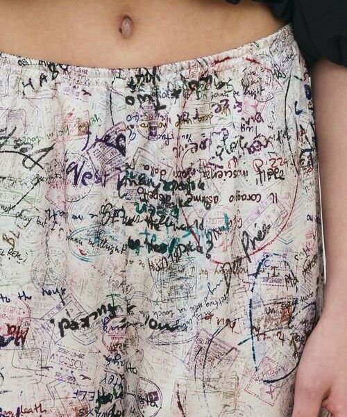 TOMORROWLAND / トゥモローランド その他パンツ | メッセージーウォールプリント リラックスパンツ | 詳細5