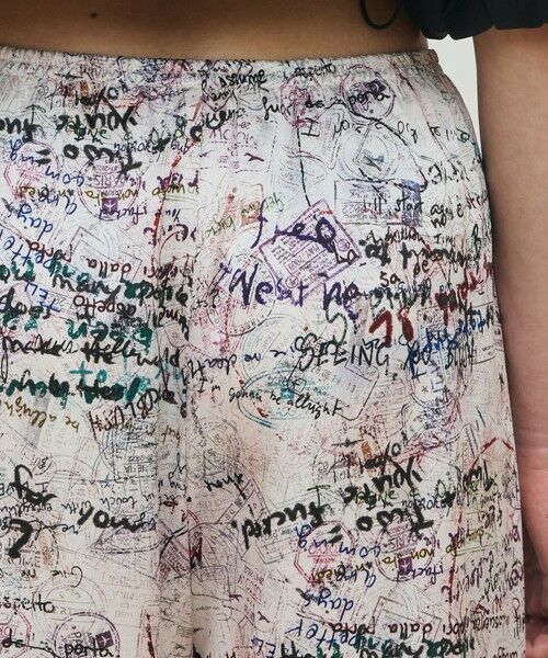 TOMORROWLAND / トゥモローランド その他パンツ | メッセージーウォールプリント リラックスパンツ | 詳細6