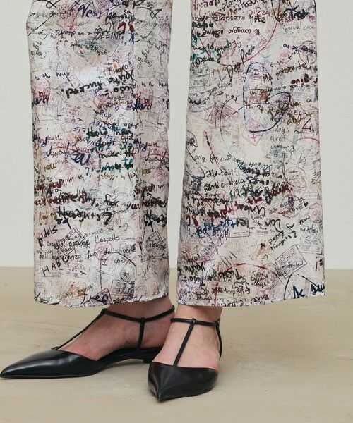 TOMORROWLAND / トゥモローランド その他パンツ | メッセージーウォールプリント リラックスパンツ | 詳細7