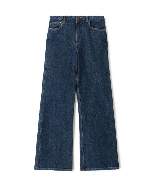 TOMORROWLAND/トゥモローランド コンパクトストレッチデニム セミフレアパンツ 63 ライトブルー 36(9号)