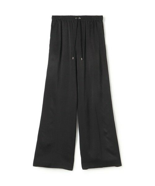 TOMORROWLAND / トゥモローランド その他パンツ | レーヨンウールサテン イージーストレートパンツ(19 ブラック)