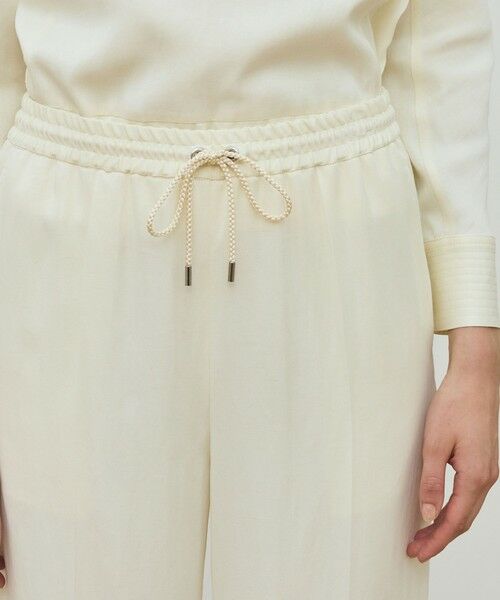 TOMORROWLAND / トゥモローランド その他パンツ | レーヨンウールサテン イージーストレートパンツ | 詳細5