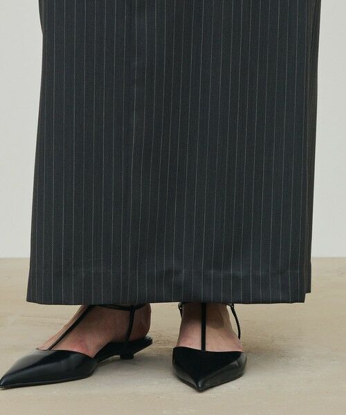 TOMORROWLAND / トゥモローランド ロング・マキシ丈スカート | ウールドスキン ベルデッドストレートスカート | 詳細7