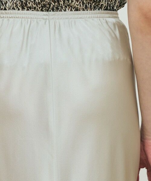 TOMORROWLAND / トゥモローランド ロング・マキシ丈スカート | シルクストレッチサテン エラスティックストレートスカート | 詳細6