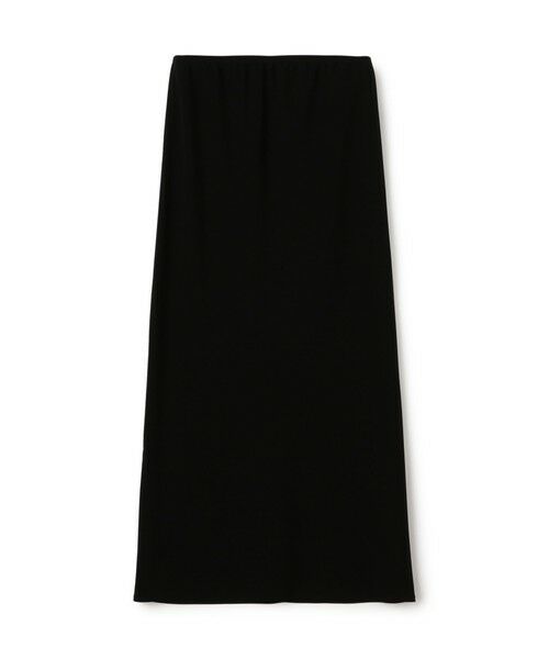 TOMORROWLAND / トゥモローランド ロング・マキシ丈スカート | ライトダブルクロス エラスティックストレートスカート(19 ブラック)