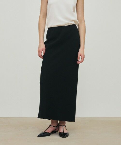 TOMORROWLAND / トゥモローランド ロング・マキシ丈スカート | ライトダブルクロス エラスティックストレートスカート | 詳細2