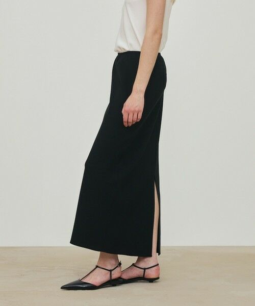 TOMORROWLAND / トゥモローランド ロング・マキシ丈スカート | ライトダブルクロス エラスティックストレートスカート | 詳細3