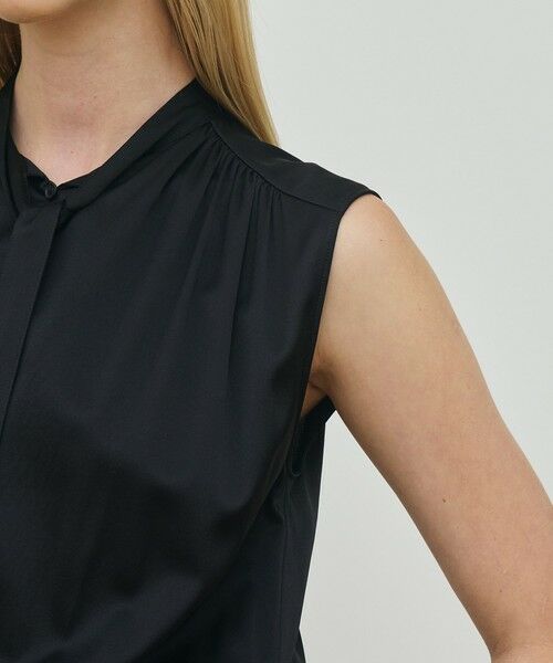 TOMORROWLAND / トゥモローランド ロング・マキシ丈ワンピース | シルクストレッチサテン スモッキングギャザーワンピース | 詳細5