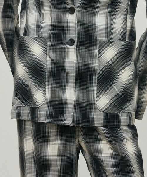 TOMORROWLAND / トゥモローランド テーラードジャケット | アキハ オンブレーチェック  シングルジャケット | 詳細8