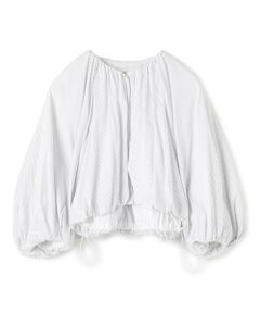 TOMORROWLAND / トゥモローランド ブルゾン | コットンストレッチポプリン クロップドバブルブルゾン