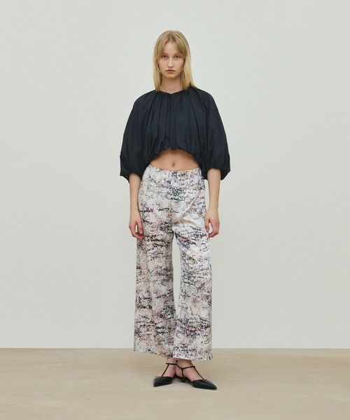 TOMORROWLAND / トゥモローランド ブルゾン | コットンストレッチポプリン クロップドバブルブルゾン | 詳細1